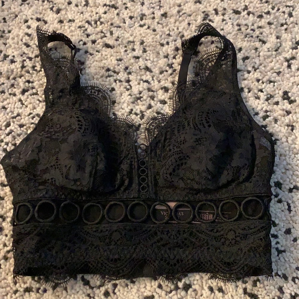 Victoria’s Secret black bustier top -XS